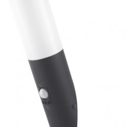 Avide Επιτοίχιο Φωτιστικό Εξωτερικού Χώρου Boca 1xE27 PIR IP44 Antracit