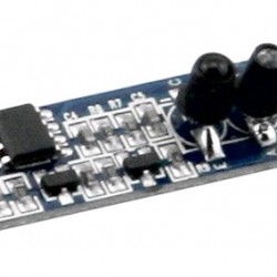 Avide LED Ταινία 12V 96W Προφίλ Αλουμινίου Μίνι Ελεγκτής με Αισθητήρα Υπερύθρων