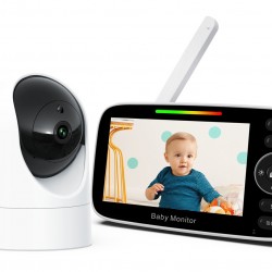 POWERTECH ενδοεπικοινωνία μωρού PT-1344 με κάμερα & οθόνη 4.3