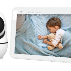 POWERTECH ενδοεπικοινωνία μωρού PT-1345 με κάμερα & οθόνη 7