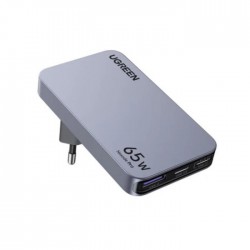 Φορτιστής Σπιτιού GaN PD 65W UGREEN X753 25356 3 Θέσεων Γκρί