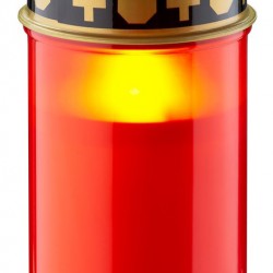 GOOBAY LED φωτιστικό κερί αφιέρωσης 74366, 2400K, IP44, κόκκινο