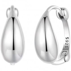 BAMOER σκουλαρίκια κρίκοι BSE1079, ασήμι 925, ασημί