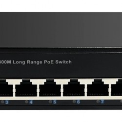 HIMAX PoE switch PS1802E-L, 8x Ethernet PoE & 2x Ethernet θύρες, έως 100Mbps