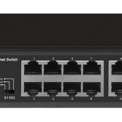 HIMAX switch S116G, 16x Ethernet θύρες, έως 1000Mbps