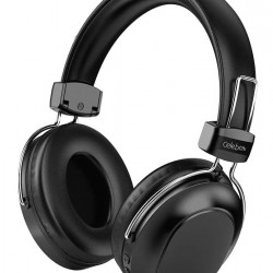 CELEBRAT headphones A36, ασύρματα & ενσύρματα, micro SD, 40mm, 250mAh, μαύρα