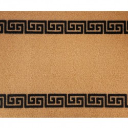 HOME USE πατάκι εισόδου HUH-0206, αντιολισθητικό, 75x45cm, 8mm πάχος, καφέ