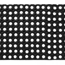 HOME USE πατάκι εισόδου HUH-0209, αντιολισθητικό, καουτσούκ, 60x40cm, 16mm πάχος, μαύρο