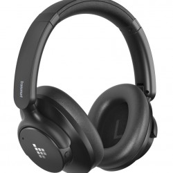 TRONSMART headphones Sounfii Q20S, ασύρματα & ενσύρματα, Hybrid ANC, Φ40mm, 500mAh, μαύρα