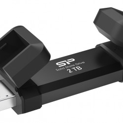 SILICON POWER εξωτερικός SSD Marvel Xtreme DS72, USB-C/USB 3.2, 2TB, μαύρο