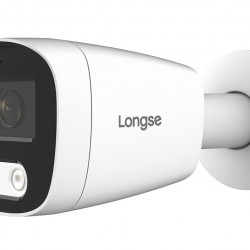 LONGSE IP κάμερα BMSCFG400WH με μικρόφωνο, 4MP, 2.8mm, αδιάβροχη IP67, PoE