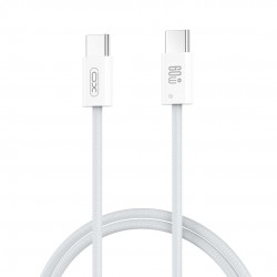 XO NB-Q273 iP15 Καλώδιο φόρτισης Type-C σε Type-C 60W Λευκό