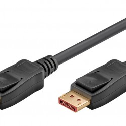 GOOBAY καλώδιο DisplayPort 74761, 16K/60Hz, 80 Gbps, 2m, μαύρο