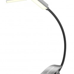 GLOCUSENT LED φακός διαβάσματος GLCSNTA2301, επαναφορτιζόμενος, έως 50lm, γκρι