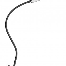 GLOCUSENT φωτιστικό γραφείου GLCSNTA1901 με κλιπ, τηλεχειριστήριο, έως 220lm, μαύρο