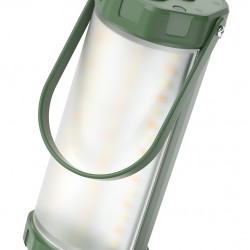 GLOCUSENT LED φανάρι GLCSNTCL001G, επαναφορτιζόμενο, έως 1200lm, IP68, πράσινο