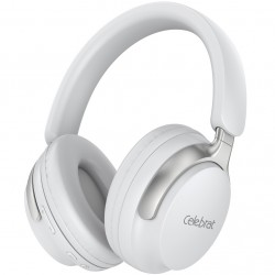 CELEBRAT headphones A40, ασύρματα & ενσύρματα, 40mm, 250mAh, λευκά