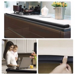 Προστατευτική ταινία γωνίας επίπλων AG444C με αυτοκόλλητο, 2m, καφέ