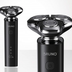 BRUNO ξυριστική μηχανή προσώπου BRN-0223, επαναφορτιζόμενη, μαύρη