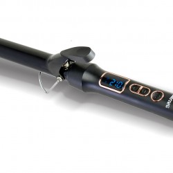 BRUNO ψαλίδι μαλλιών για μπούκλες BRN-0218 με κεραμικό κύλινδρο 25mm, 60W, ψηφιακή ένδειξη, black-copper