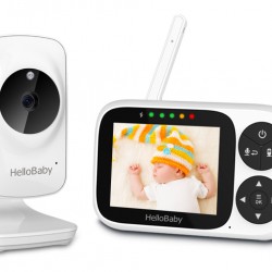 HELLOBABY ενδοεπικοινωνία μωρού HB2033 με κάμερα & οθόνη 3.2