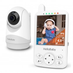 HELLOBABY ενδοεπικοινωνία μωρού HB6241 με κάμερα & οθόνη 4