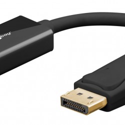GOOBAY αντάπτορας DisplayPort σε HDMI 75270, 8K/60Hz, 0.1m, μαύρος