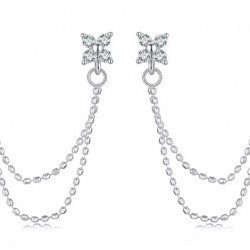 BAMOER σκουλαρίκια καρφωτά BSE1106 με κυβική ζιρκόνια, ασήμι 925, ασήμι