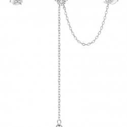 BAMOER σκουλαρίκια καρφωτά BSE431 με κυβική ζιρκόνια, ασήμι 925, ασήμι