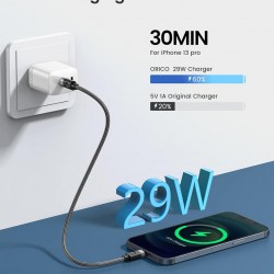 ORICO καλώδιο Lightning σε USB-C C2L, 29W, 480Mbps, 1m, μαύρο