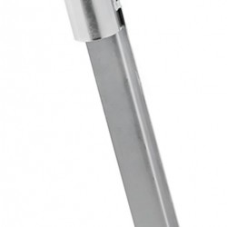 PROPLUS βάση ομπρέλας παραλίας 360816 για κοντάρι διαμέτρου 31-35mm, μεταλλική, ασημί