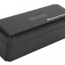 POWERTECH mini DC UPS PT-1436, 18W, 8800mAh, 3x DC, USB/USB-C/LAN/POE, μαύρο