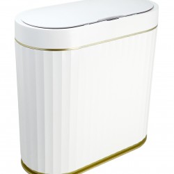 HOME USE κάδος απορριμμάτων HUH-0227 με φωτοκύτταρο, 9lt, λευκός