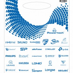 Σακούλα εμπορευμάτων τύπου χούφτας PT-1523, 30x40cm, νάιλον, 30τμχ