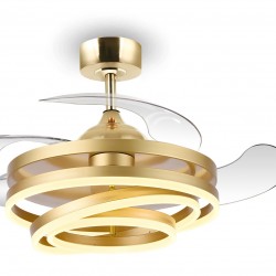 BRUNO ανεμιστήρας οροφής με LED φως BRN-0225, AC 122W, 42