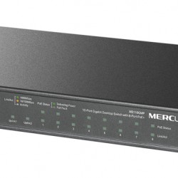 MERCUSYS Desktop Switch MS110GMP, 8x 10/100/1000Mbps PoE+, 2x Gigabit, Ver. 1.0