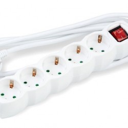 Technik Πολύπριζο 5 Θέσεων 3x1,5mm 5m με Διακόπτη
