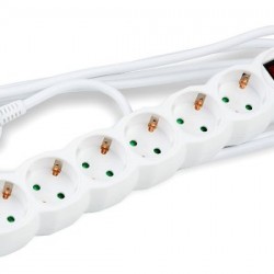 Technik Πολύπριζο 6 θέσεων 3x1,5mm 5m με Διακόπτη
