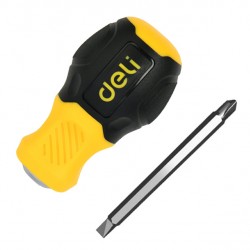 DELI κατσαβίδι DL632101 με διπλή κεφαλή, μαγνητικό, 6mm/PH2x38mm