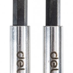 DELI σετ αντάπτορες μύτης κατσαβιδιού DL106002 για δραπανοκατσάβιδο, εξάγωνη υποδοχή, 60mm, 2τμχ