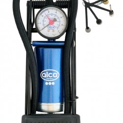 ALCA τρόμπα ποδιού 201200 με μανόμετρο, 100PSI, μπλε