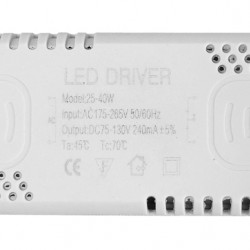 LED Driver SPHLL-DRIVER-015, 25-40W, 1.7x3.5x7cm