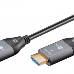 GOOBAY καλώδιο HDMI 2.1 76274 με Ethernet, 8K/60Hz, 48 Gbps, 10m, μαύρο