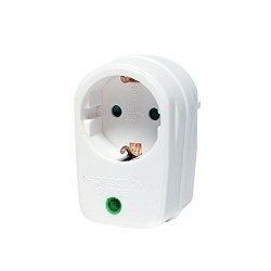 Technik Επαγγελματικός Αντάπτορας Πρίζας 1 Κατεύθυνσης με Προστασία Υπέρτασης 16A