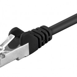 GOOBAY καλώδιο δικτύου 68658, CAT 5e F/UTP, CCA, 100MHz, 2m, μαύρο