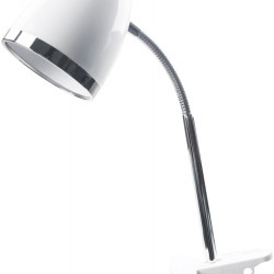 Avide Basic Φωτιστικό Γραφείου με Κλιπ E27 15W Λευκό