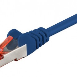 GOOBAY καλώδιο δικτύου 92452, CAT 6 S/FTP, copper, 250MHz, 0.15m, μπλε