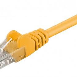 GOOBAY καλώδιο δικτύου 68356, CAT 5e U/UTP, CCA, 2m, κίτρινο