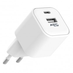 ATC-CH10 Φορτιστής PD με 2 Θύρες USB-Α & Type-C 12W