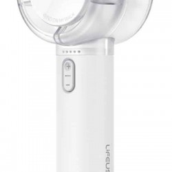 USAMS φορητός ανεμιστήρας LU01 με 5 ταχύτητες, 2000mAh, λευκός